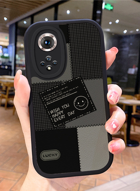 小羊皮格子适用华为nova9pro手机壳nvoa8novα新款mova男noⅴa7se女novo noⅴα hinova nave套no9nva10nora