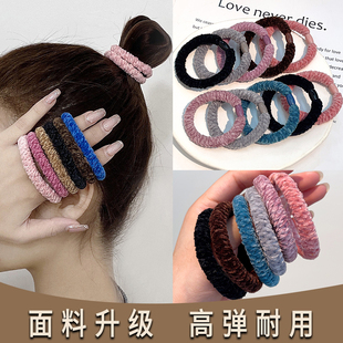 2025新款 高端头绳高弹力耐用橡皮筋女扎头发圈马尾发绳不勒发发饰