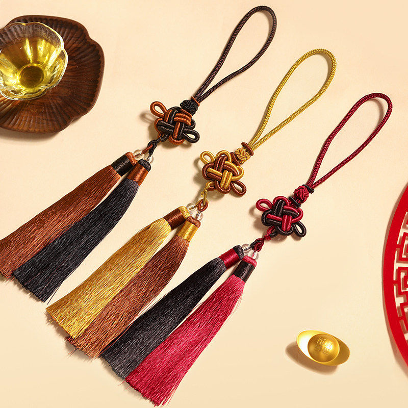 2025中国结流苏吊坠 烘焙创意礼品装饰新年中秋礼盒包装diy小挂件,厨房/烹饪用具,点心包装盒/包装袋,淘宝优惠券,粉丝福利购,淘宝优惠卷