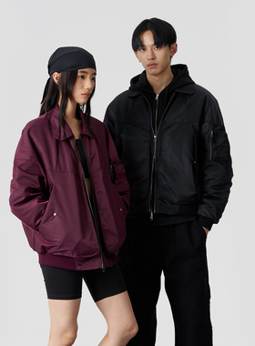 FMACM闷与狂 3M新雪丽棉弧形结构立体袋男女同款秋冬飞行夹克MA-1