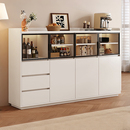 餐边柜实木简约客厅一体靠墙茶水柜厨房置物柜子储物柜收纳酒柜