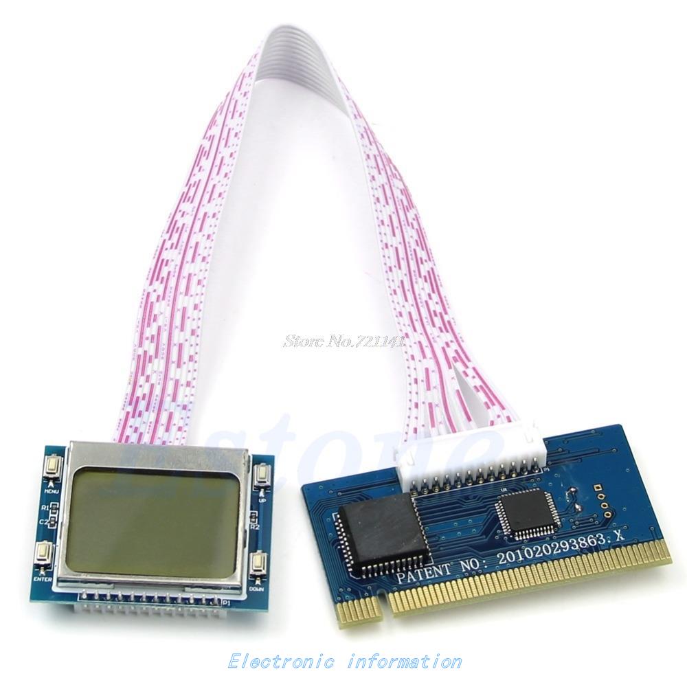 1PC PC PCI LCD Diagnostic Post Debug Test Card 适用于 Deskto