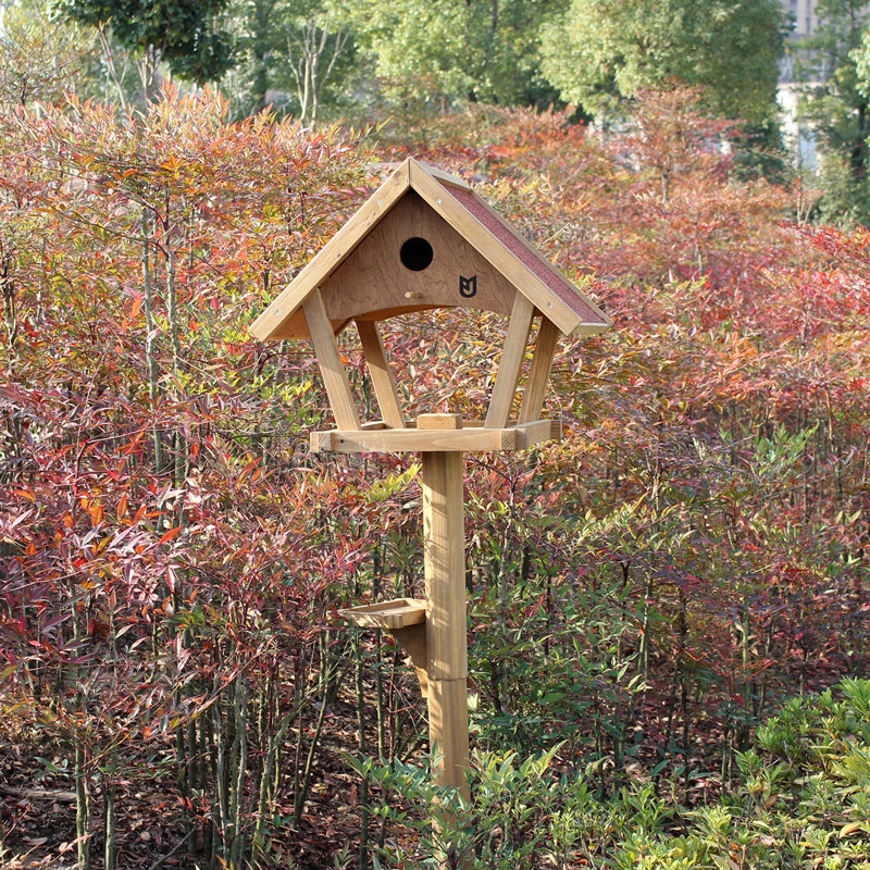 实木户外室外喂食器喂鸟器鸽子麻雀喂鸟器鸟窝鸟笼阳台别墅公园林,宠物/宠物食品及用品,鸟禽喂食器/喂水器,淘宝优惠券,粉丝福利购,淘宝优惠卷