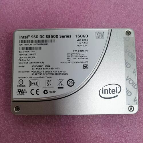 可维修intel s3500 160Gb 固态硬盘 SSD议价