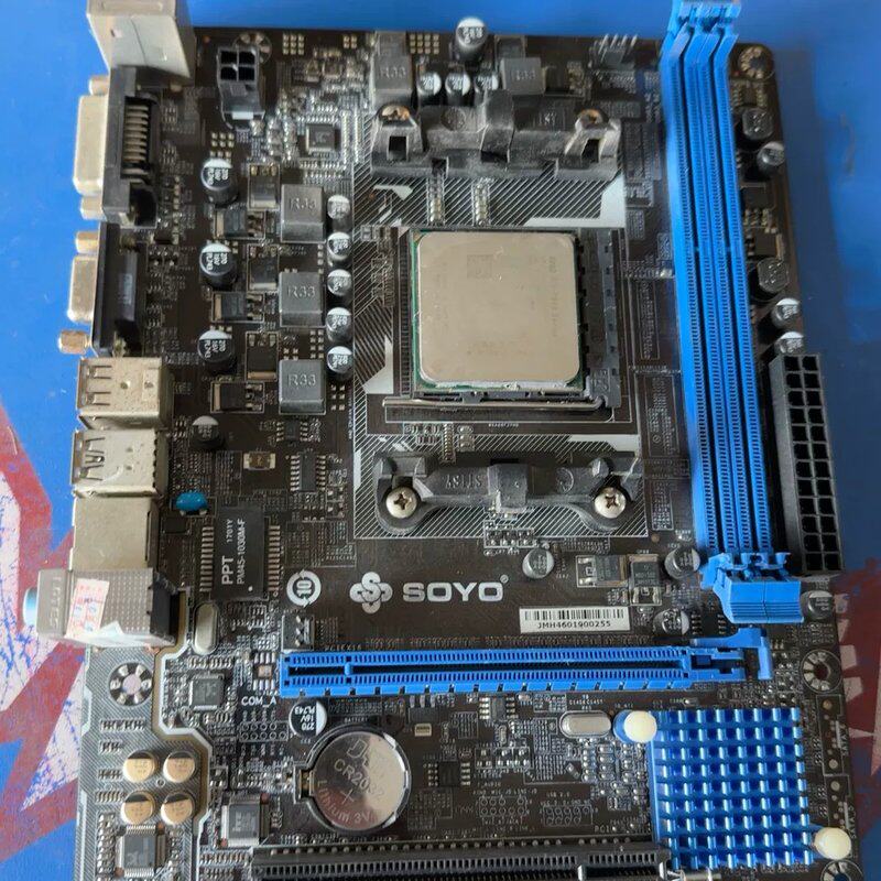 可维修一块梅捷SY-A68M主板套装,FM2主板带A10-780议价