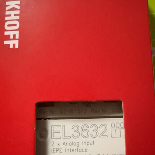 可维修倍福EL3632 2 x Analog Input IEPE议价