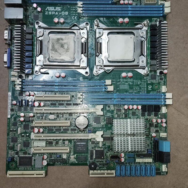可维修asus z9pa-d8,没有挡板,带两个CPU。集成显卡不议价