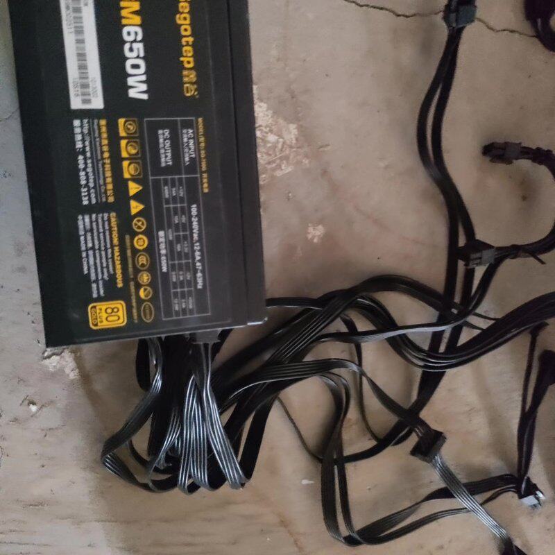 可维修鑫谷GM650W,金牌电源,额定650W,台式机电源,正常使议价