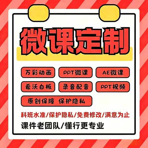 代做Nibiru全景公开课微课制作希沃动画PPT精品课比赛原创设计