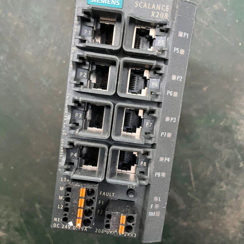 【议价】:SCALANCE X208,成色如图所示