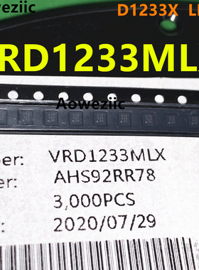 VRD1233MLX LLP-6 D1233X 300mA 75dB@1kHz 线性稳压器(LDO) 原装