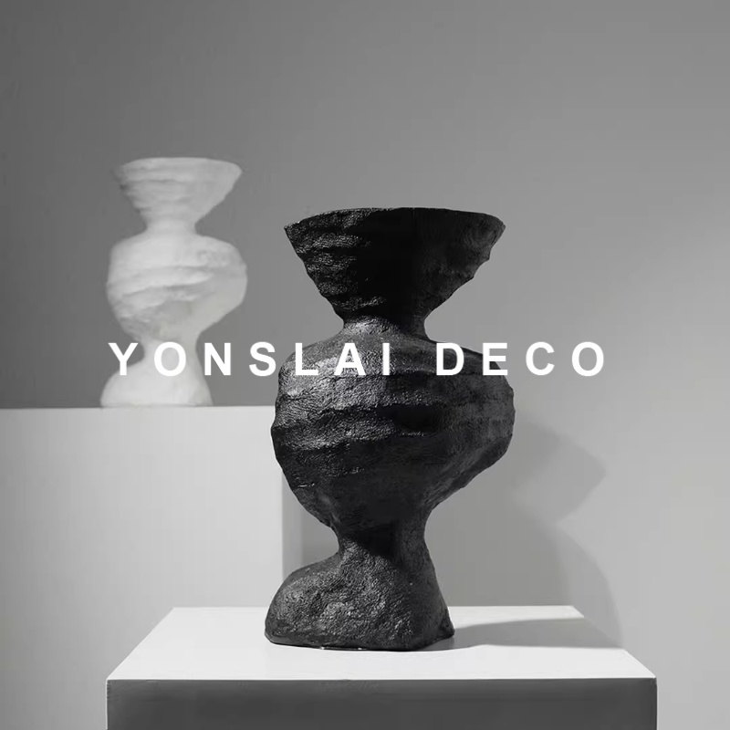 现代极简创意花瓶样板间售楼处民宿客厅电视柜家居装饰品艺术摆件