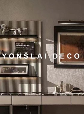 简约现代样板间玄关书房柜子抽象奏乐人雕塑摆件装饰画软装饰品