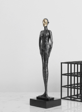 简约现代风金属艺术展厅软装饰品