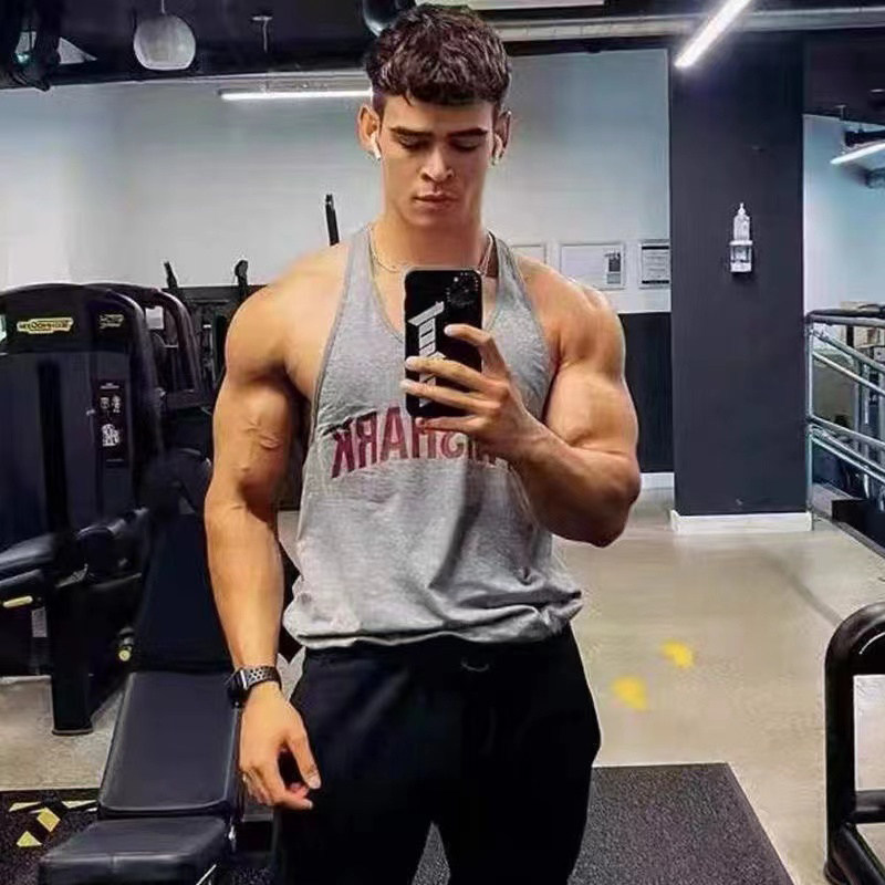 GYMSAHRK POWER男士夏季运动背心肌肉训练健身跑步字母吊带T恤,运动服/休闲服装,运动背心,淘宝优惠券,粉丝福利购,淘宝优惠卷