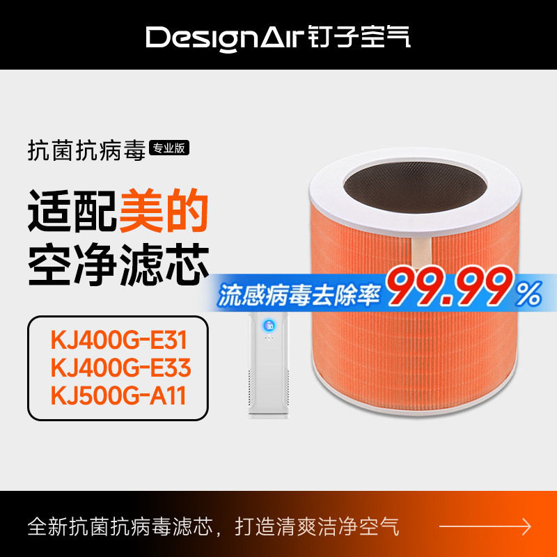 适配美的空气净化器滤网