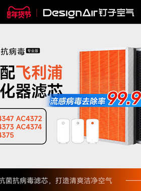 适配飞利浦空气净化器滤网AC4374/4373/4372/4375过滤芯AC4138