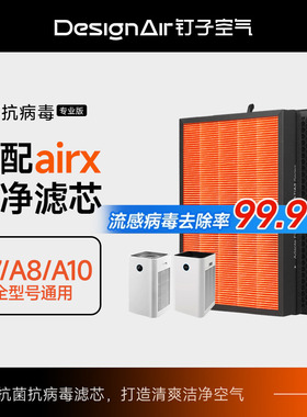适配airx空气净化器滤芯A7/A8/A8P/A10/A7F/A8S过滤网AF806/801