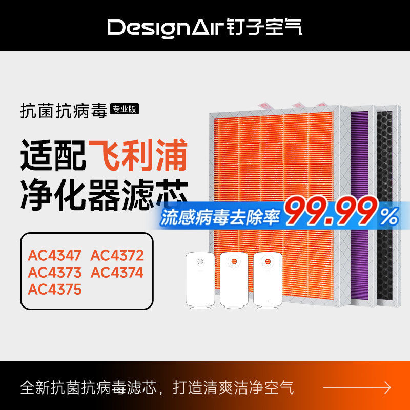 适配飞利浦空气净化器过滤网