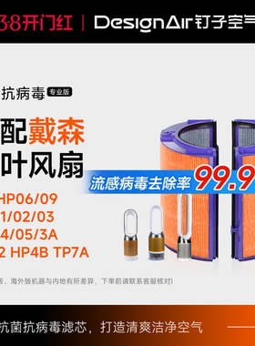 适配Dyson戴森空气净化器滤芯TP/HP04/06/09风扇过滤网PH03/04/05