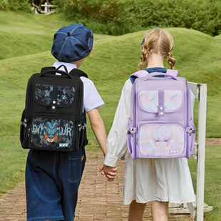 kimicool书包男小学生2026新款女生减负护脊背包大容量儿童双肩包