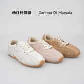 反绒牛皮德训鞋 休闲平底鞋 春季 新款 大壮•西红氏 2025流行款