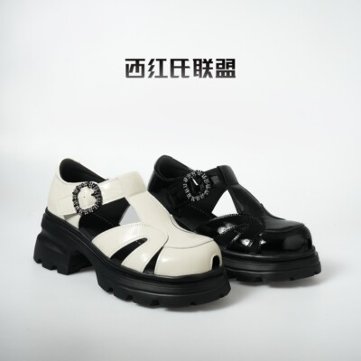 【西红氏联盟】镂空夏季包头时尚复古罗马凉鞋S1063137-1276