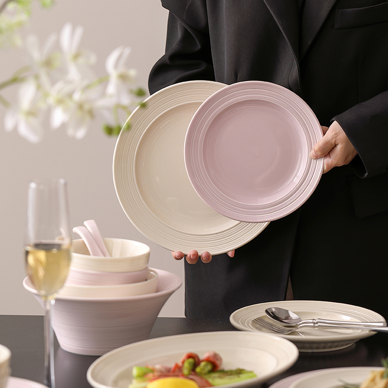 釉下彩碗碟套装家用盘子2025新款