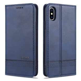 适用iphoneX手机壳翻盖A1865折叠皮套苹果Xs前后保护A2100支架式iphoneXS全包防摔插卡零钱包ipX软胶iponex