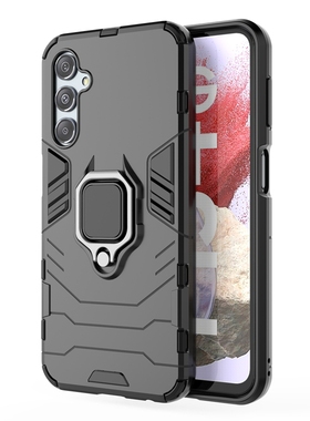 军事防摔三星M34 5G手机壳SM-M346B/DS铠甲保护SM-M34保护套sm一m34个性一体车载指环3星硅胶磨砂潮适用