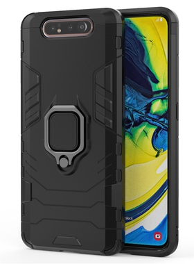 三星A80手机壳galaxy SM一A8050全包边保护套galaxya80硅胶软3星男女新款磁吸指环一体A8o个性创意潮防摔外壳