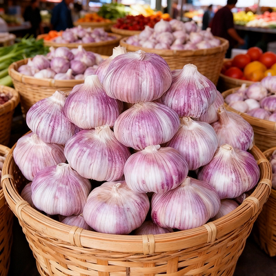 紫皮大蒜头干蒜批发多瓣