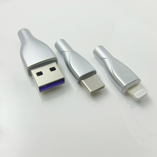 锌合金手机数据线金属外壳DIY5mm