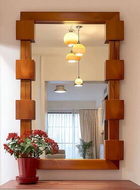 北欧木质花瓶装饰摆件客厅玄关