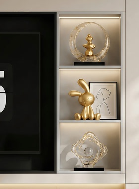 【轻奢高档】金色电视柜套组