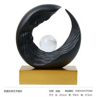 Italian minimalist decorative items bring in a steady flow of wealth. Chinese-style living room TV cabinet, light luxury, niche and high-end home decoration thumbnail 7
