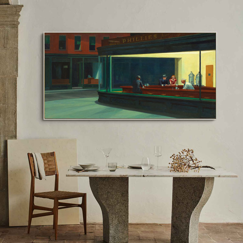 edward夜行者艺术风客厅装饰画