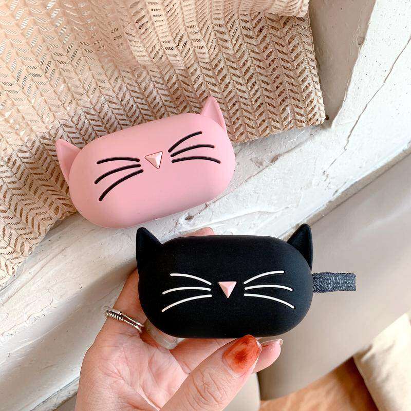 适用网易云胡须猫保护套ME01TWS胡须猫黑粉蓝牙无线硅胶耳机套