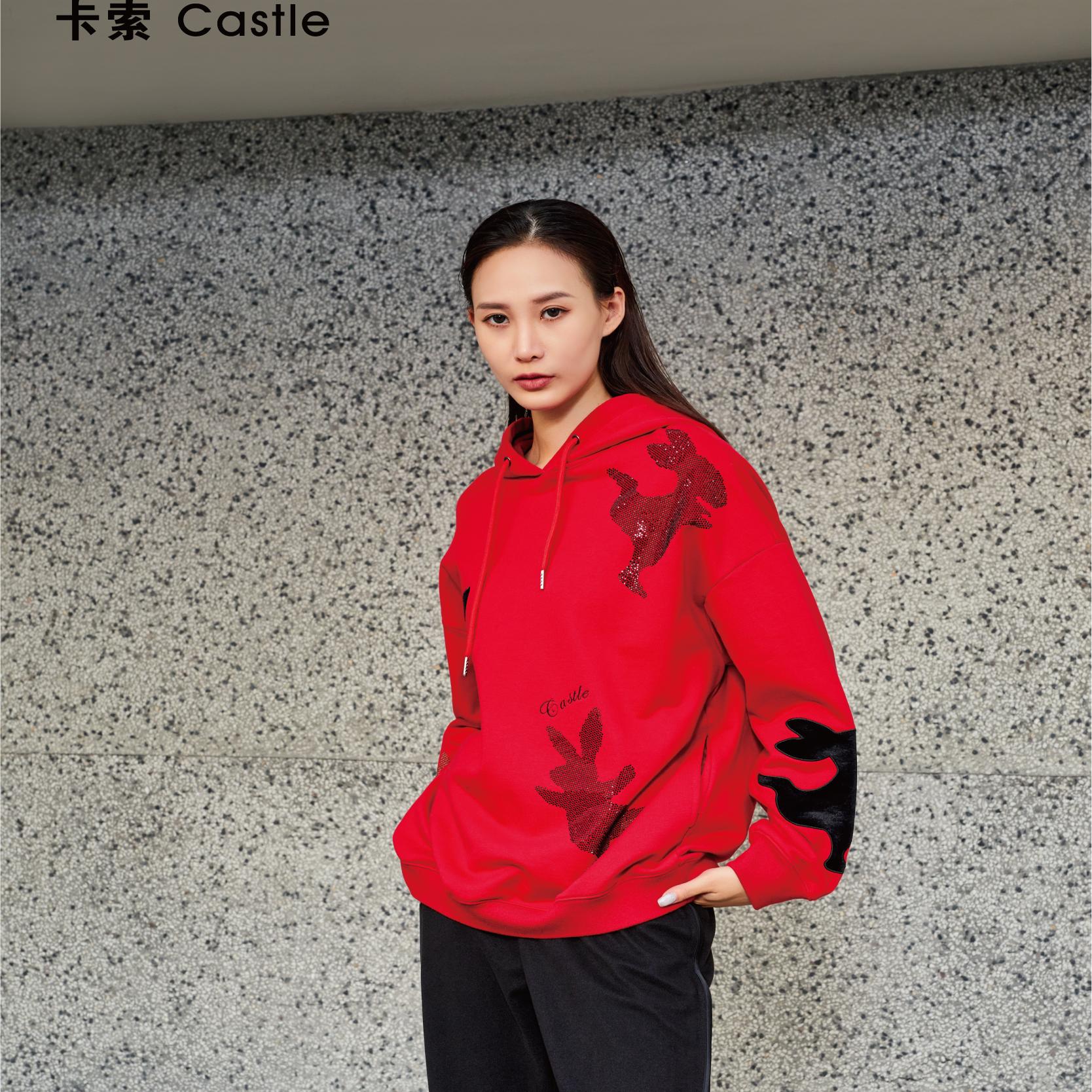 卡索castle卫衣女2024年冬款