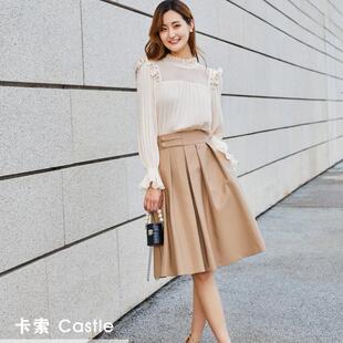 CF1242333134卡索castle上衣2024爆款高端显瘦衬衫韩版百搭洋气女
