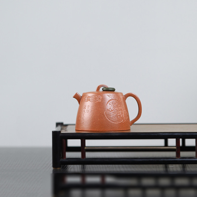 伯元 宜兴紫砂壶原矿纯全手工降坡泥玉环古权壶家用茶壶茶具可养