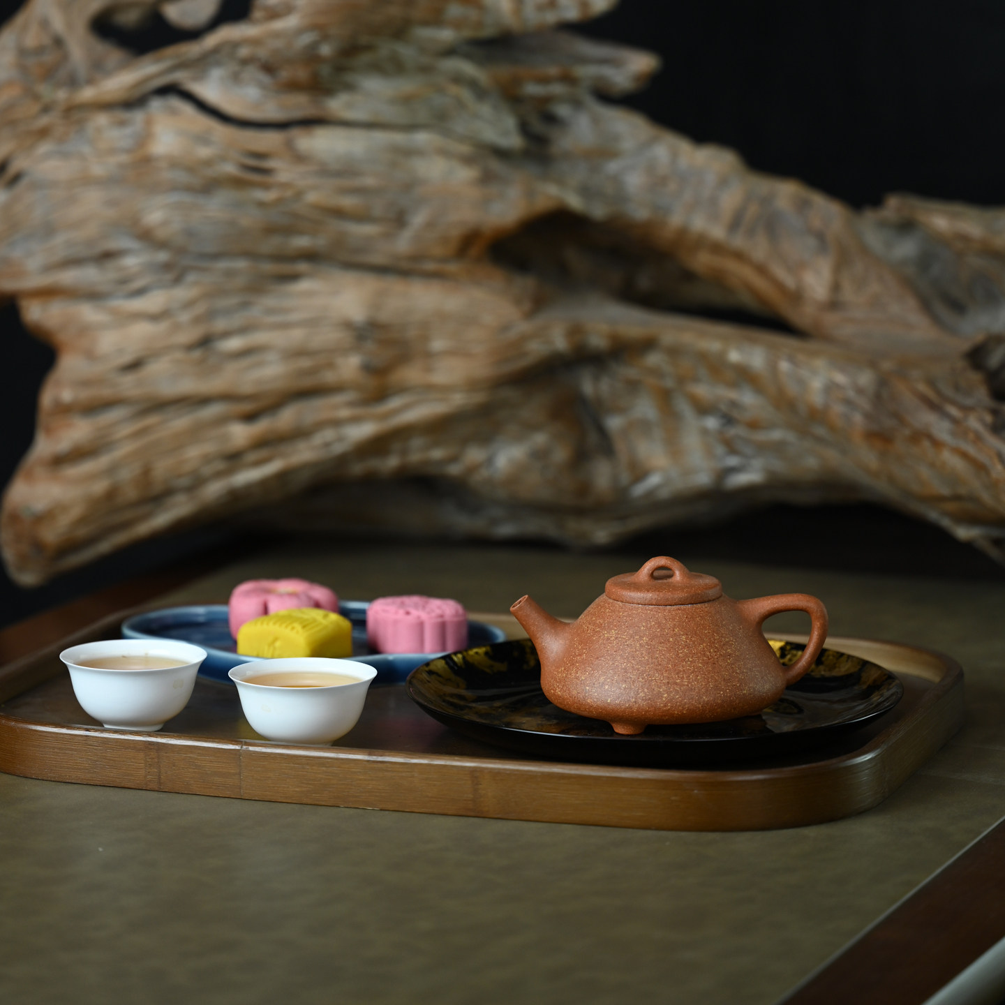 宜兴紫砂壶原矿红降坡子冶石瓢全手工家用功夫茶具茶器茶壶 210ml