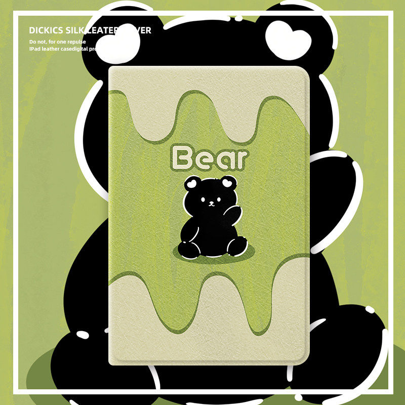 适用ipad保护套2022平板2021壳ipadair5第10代9苹果ipadpro11寸2018抹茶熊熊ipadmini6迷你2全包3硅胶4带笔槽,3C数码配件,平板电脑保护套/壳,淘宝优惠券,粉丝福利购,淘宝优惠卷