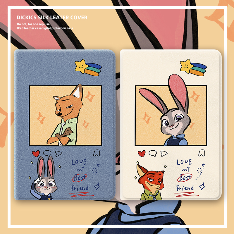 适用ipad保护套2024平板2022壳ipadair6第10代9苹果ipadpro11寸2018尼克朱迪ipadmini5迷你2全包3硅胶4带笔槽