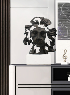 爱因斯坦头像工艺品立体人物雕塑