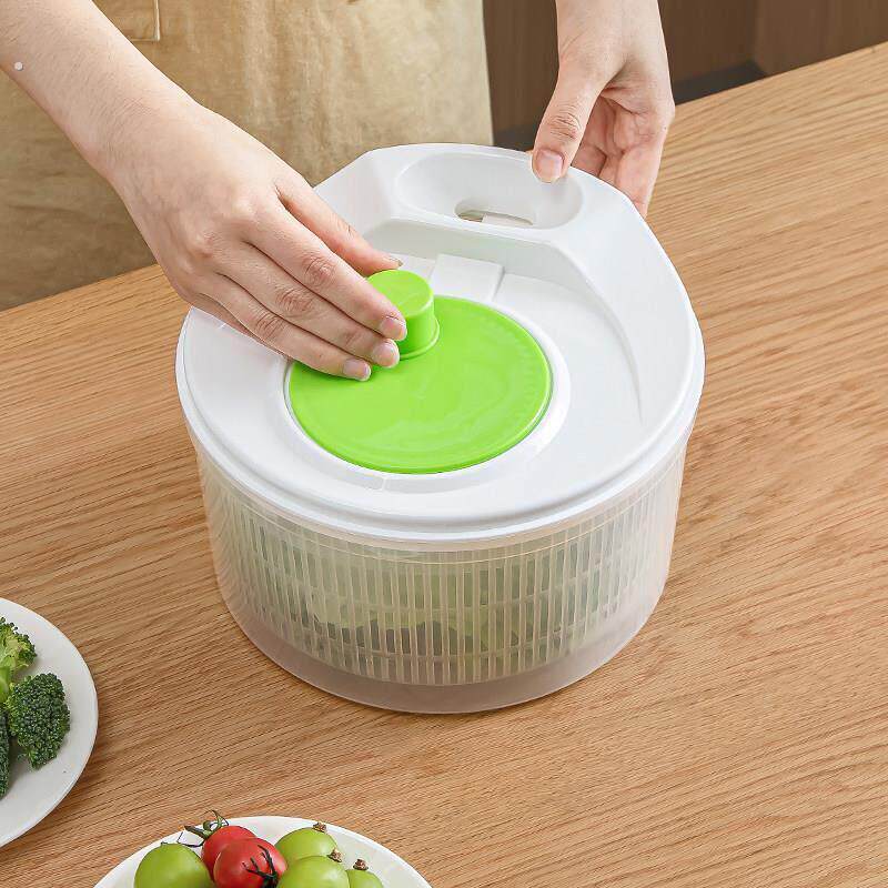 蔬菜脱水器家用沙拉甩水器厨房小工具手动青菜脱水机