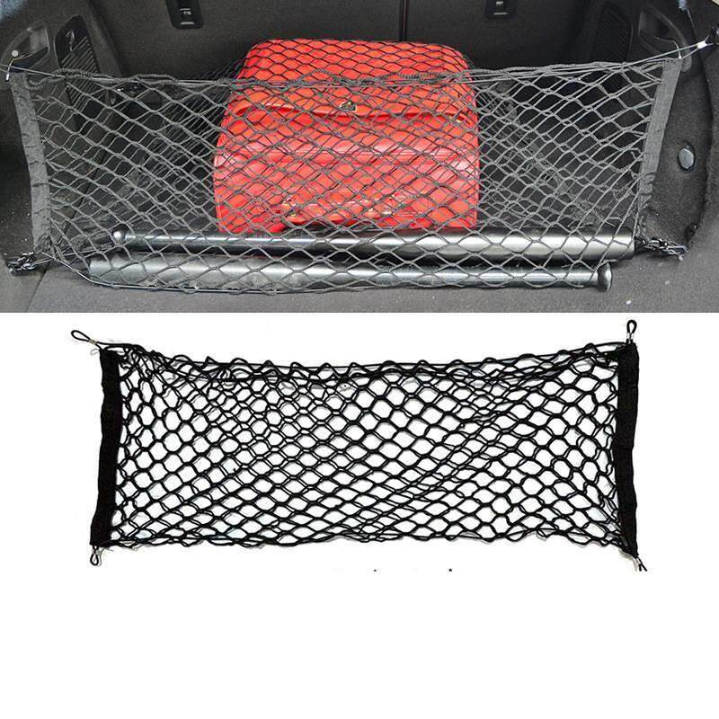 车载尾箱储物网兜车内用品后备箱防滑固定弹力网汽车行李收纳神器