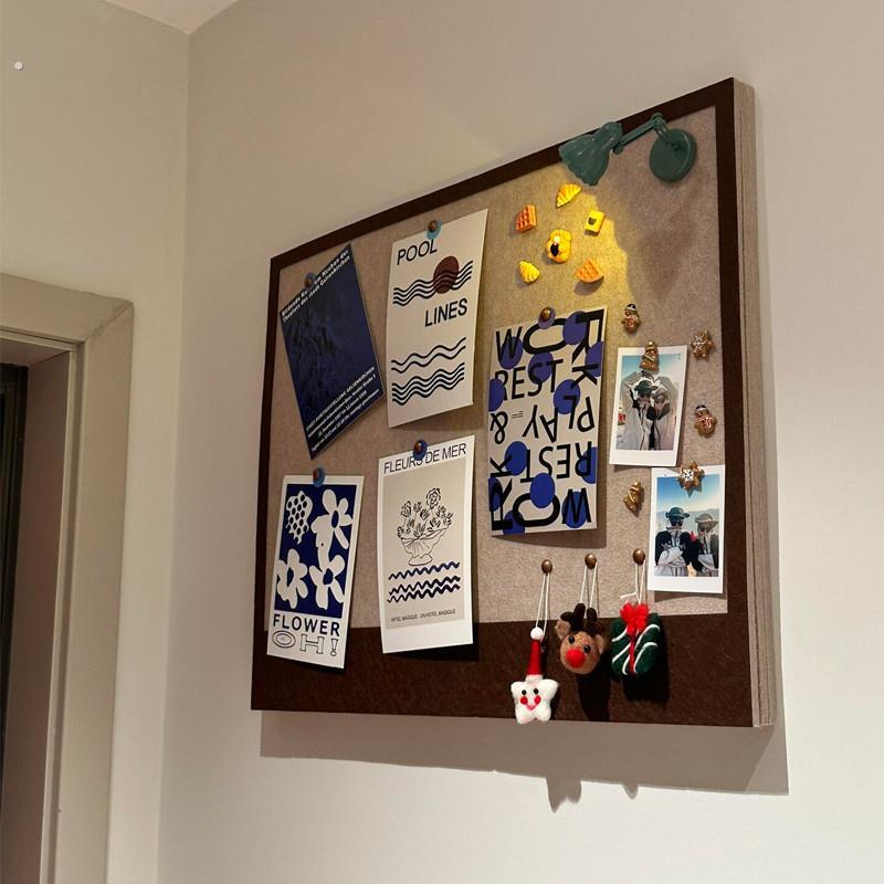 新家的100个快递 毛毡板电表箱装饰画玄关免打孔遮丑照片墙挂画