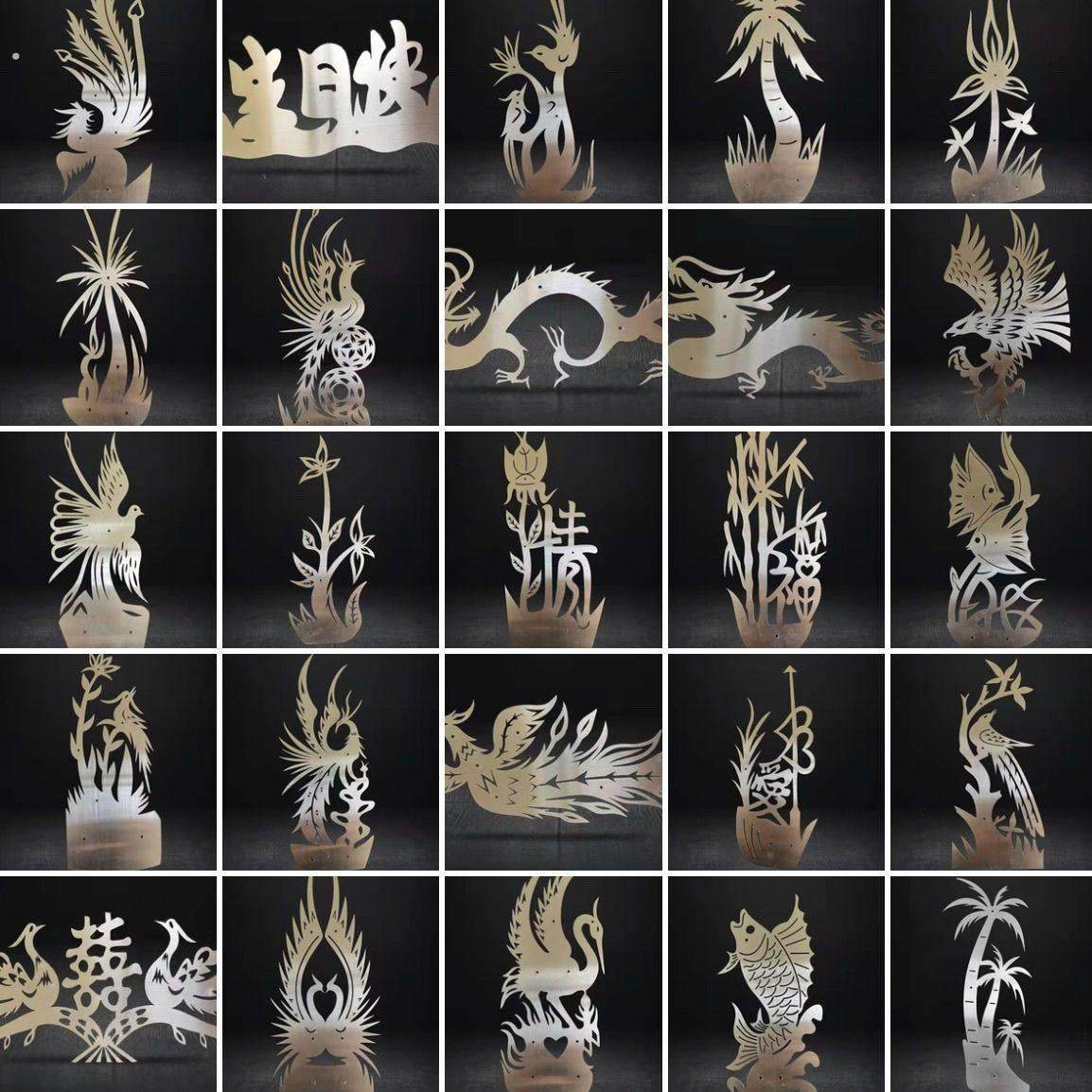 西瓜皮雕刻模具瓜皮雕模板水果拼盘果盘装饰酒店厨师DYl工具