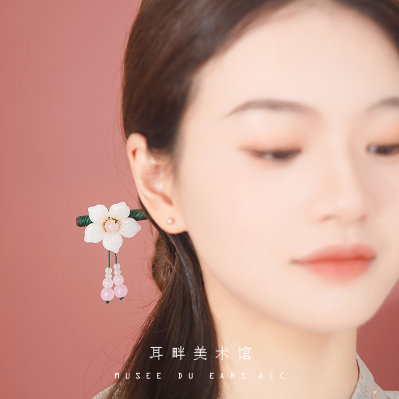 B手作小花朵发簪子古风